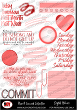 Load image into Gallery viewer, Plan and Succeed Digital Stickers