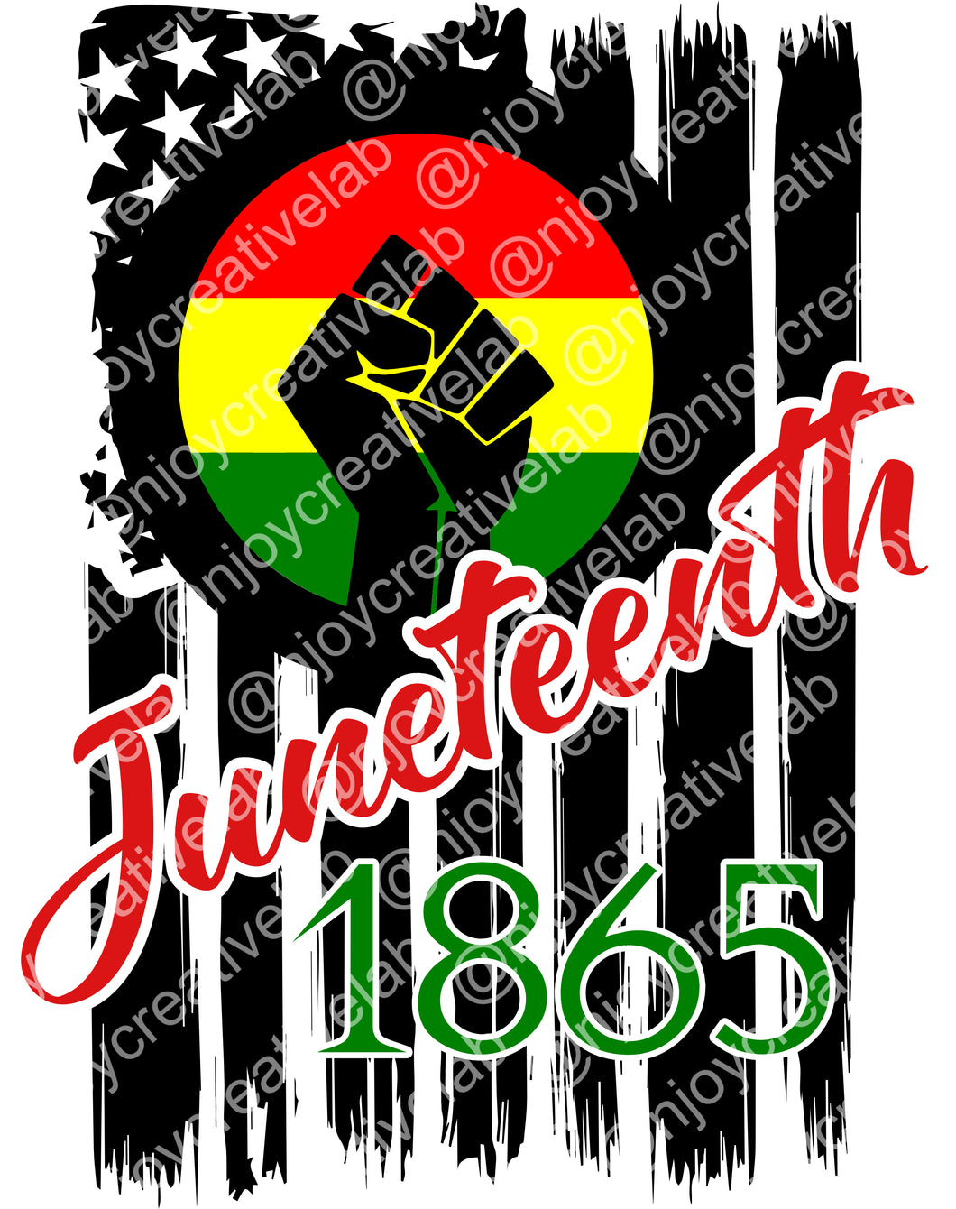 Juneteenth Flag Digital File