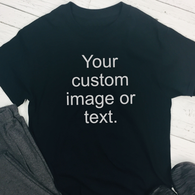 Custom T-Shirt- Photo Front and Back Design